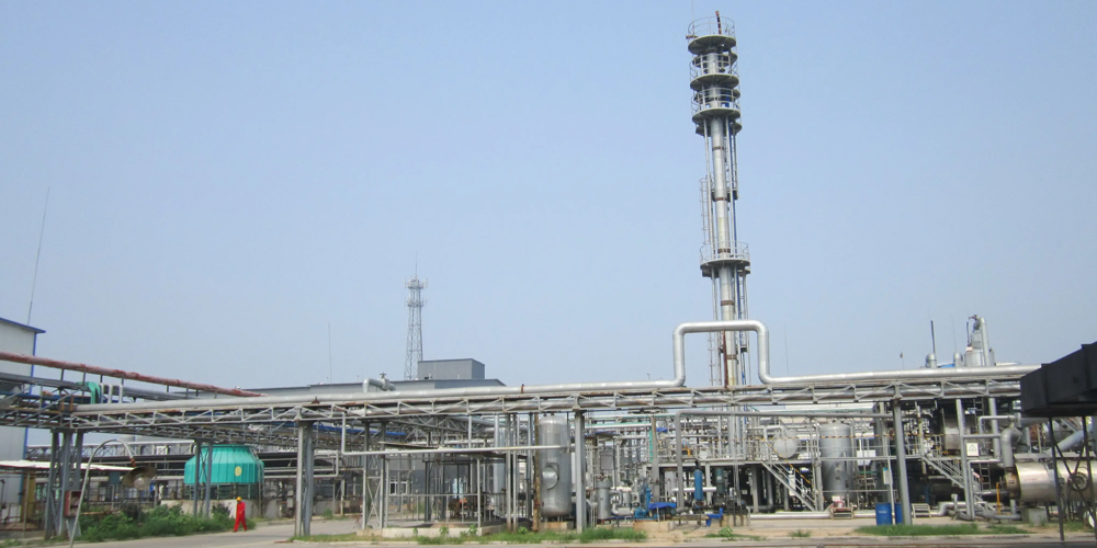 濮阳蔚林化工使用高服气流筛分机